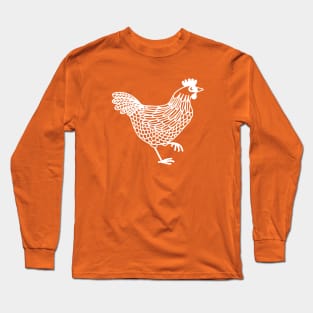 White Hen Long Sleeve T-Shirt